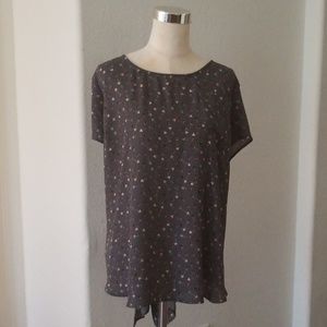 Flash Sale! Torrid Georgette Button Back Blouse